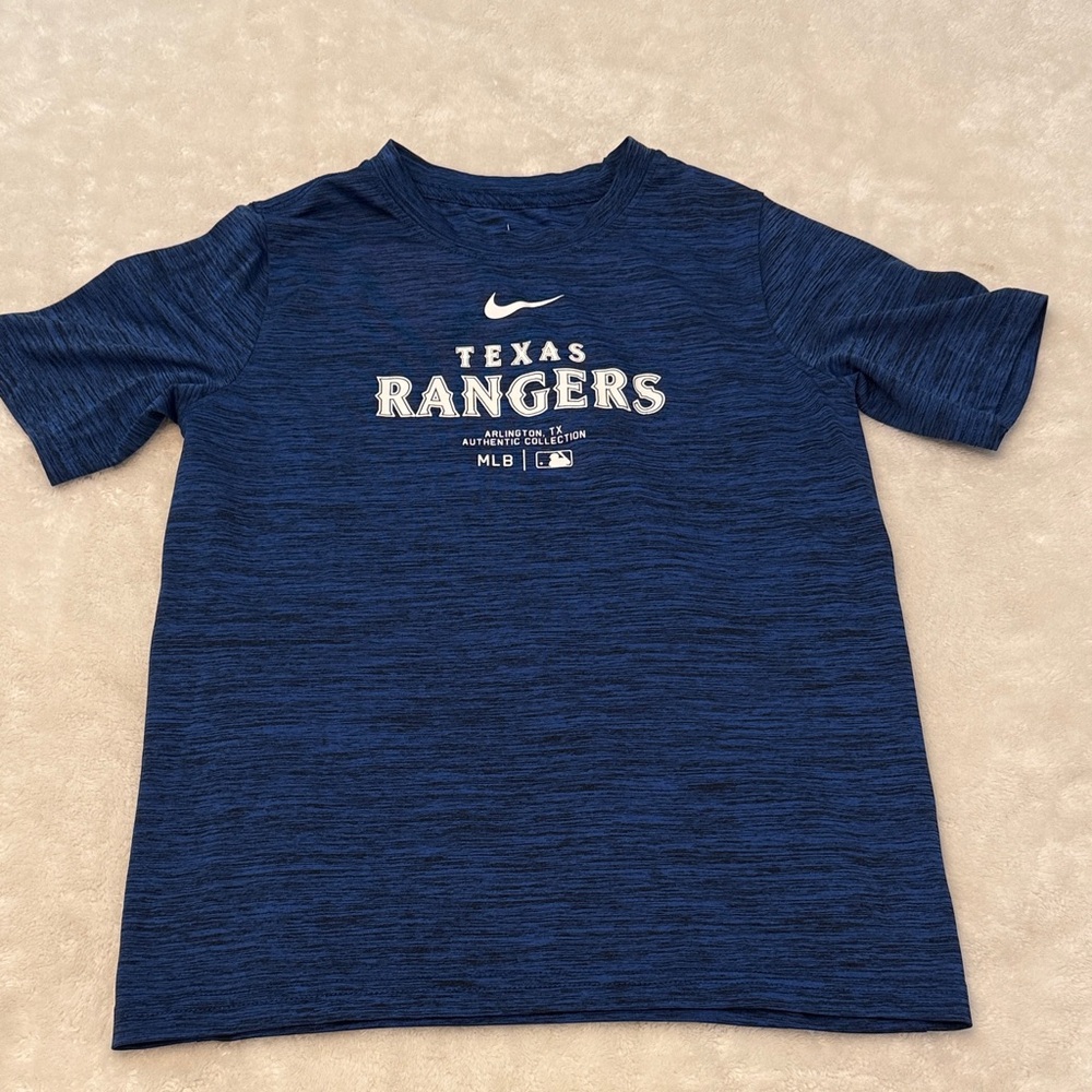 Nike Kids Blue Texas Rangers Tee
